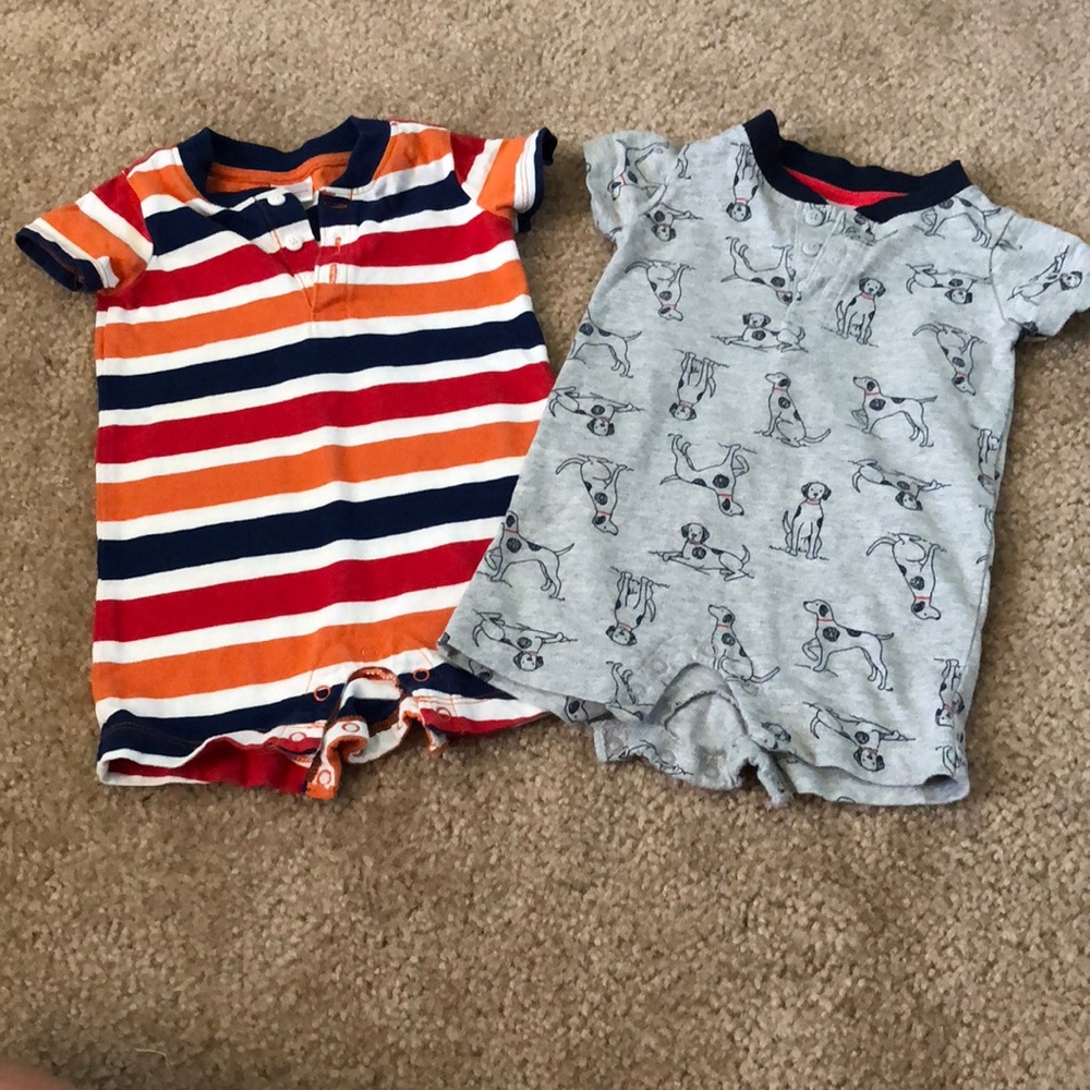Baby Boys Gymboree Romper Bundle
